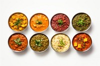 Kurry indian food curry meal bowl. 