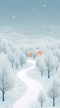 Snow man winter outdoors nature. AI generated Image by rawpixel.