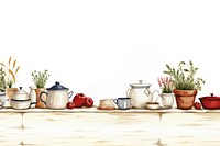 Kitchen teapot plant food. AI generated Image by rawpixel.