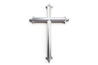 Cross symbol white background spirituality. AI generated Image by rawpixel.