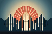 Building architecture silhouette art. AI generated Image by rawpixel.