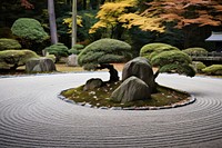 Rock garden outdoors nature mammal. AI generated Image by rawpixel.