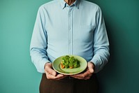 Healthy food adult plate cauliflower. AI generated Image by rawpixel.