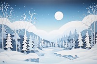 Snow lanscape landscape outdoors winter. AI generated Image by rawpixel.