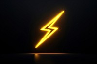 Lightning neon lighting yellow. AI generated Image by rawpixel.