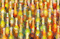 Beer pattern painting backgrounds art. AI generated Image by rawpixel.