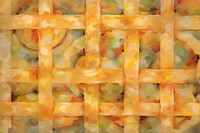 Pie pattern backgrounds painting food. AI generated Image by rawpixel.