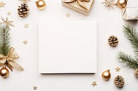 Christmas gift box white background. AI generated Image by rawpixel.