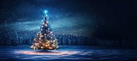Christmas tree glowing plant. AI generated Image by rawpixel.