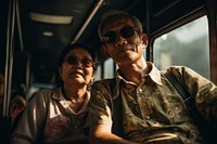 Sunglasses portrait travel people. AI generated Image by rawpixel.