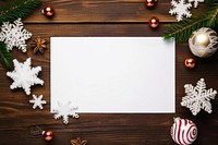 Ripped paper white blank space christmas decoration snowflake. AI generated Image by rawpixel.