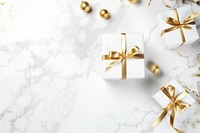 White marble blank space backgrounds decoration christmas. AI generated Image by rawpixel.