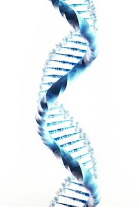 DNA white background science biology. AI generated Image by rawpixel.