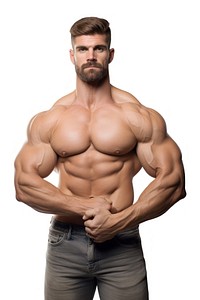 PNG Sports adult determination bodybuilding. AI generated Image by rawpixel.