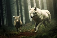 Wolf livestock animal mammal. AI generated Image by rawpixel.
