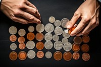 Money coin investment variation. AI generated Image by rawpixel.