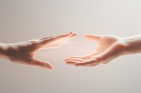 Hands reaching finger togetherness agreement. AI generated Image by rawpixel.