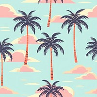 Cartoon palm trees backgrounds outdoors pattern. AI generated Image by rawpixel.