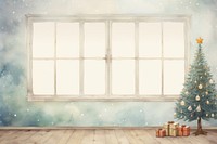 Empty space christmas backgrounds window. AI generated Image by rawpixel.
