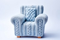 Knitted cute toy armchair furniture sweater. AI generated Image by rawpixel.