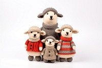 Knitted cute toy plush representation togetherness. AI generated Image by rawpixel.