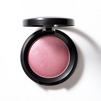 Eyeshadow cosmetics pink white background. AI generated Image by rawpixel.