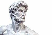 Greek male sculpture art statue representation. AI generated Image by rawpixel.