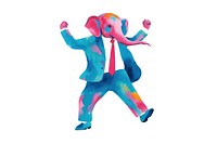 Dancing art white background representation. AI generated Image by rawpixel.