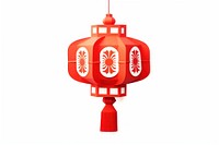 Lantern chinese lamp white background. AI generated Image by rawpixel.