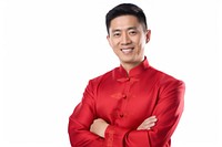 Qipao Chinese new year Chinese man portrait. AI generated Image by rawpixel.