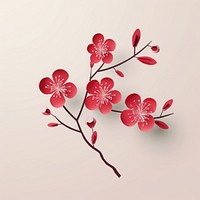 Plum Blossom blossom flower plant. 