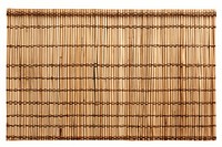 Bamboo mat architecture backgrounds white background. 