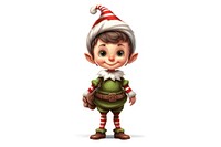 PNG Christmas elf toy white background representation. AI generated Image by rawpixel.