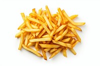 A french fries food white background transportation. AI generated Image by rawpixel.