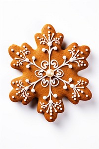 A gingerbread dessert cookie icing. AI generated Image by rawpixel.