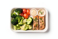 A lunch tray plate food meal. AI generated Image by rawpixel.