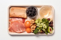 A lunch tray food meal meat. AI generated Image by rawpixel.