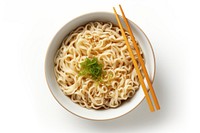 A ramen bowl chopsticks noodle plate. AI generated Image by rawpixel.