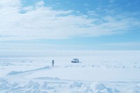 Hokkaido snow outdoors horizon. AI generated Image by rawpixel.