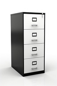 Modern filing cabinet furniture drawer white background. AI generated Image by rawpixel.