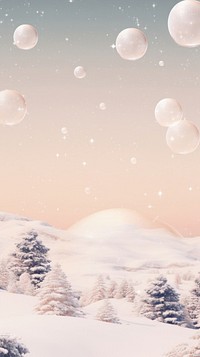 Snow astronomy outdoors nature. AI generated Image by rawpixel.