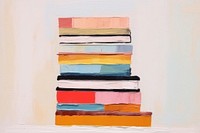 Art painting book arrangement. AI generated Image by rawpixel.