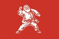 Santa claus dancing sports red representation. AI generated Image by rawpixel.