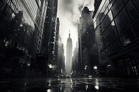 New York City city architecture building. AI generated Image by rawpixel.
