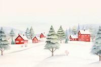 House snow tree architecture. AI generated Image by rawpixel.