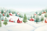 Snow tree landscape christmas. AI generated Image by rawpixel.