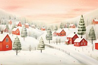 House snow architecture landscape. AI generated Image by rawpixel.