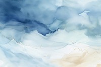 A blue-azure watercolor background backgrounds painting nature. 