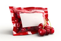 Cherry pie fruit text food. AI generated Image by rawpixel.