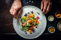 Food photography restaurant plate dish. AI generated Image by rawpixel.